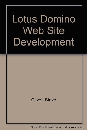 Book Lotus Domino Web Site Development free