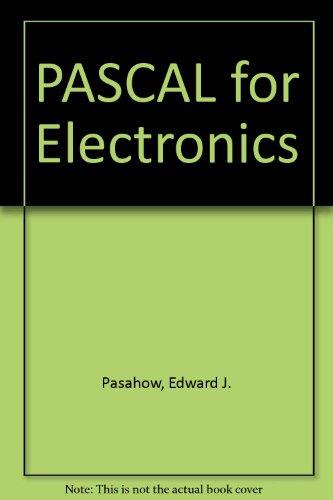 Book Pascal for Electronics free