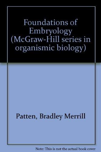 Book Foundations Of Embryology (mcgraw-hill Series In Organismic Biology) free