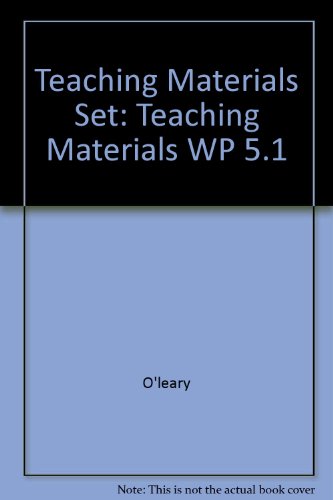 Book Teaching Materials Set: Teaching Materials Wp 5.1 free