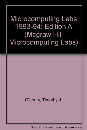 Book Microcomputing Labs/edition A (mcgraw Hill Microcomputing Labs) free