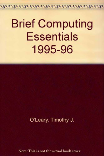 Book Brief Computing Essentials 1995-96 free