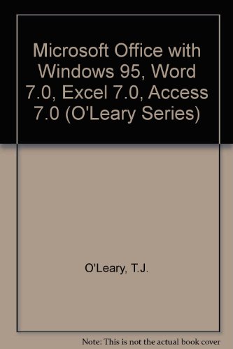 Book Microsoft Office 7.0 W/O Powerpoint (O'Leary Series) free