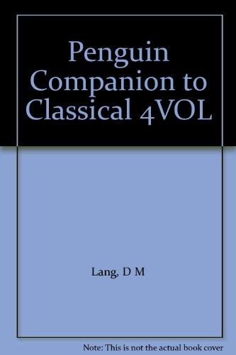 Book Penguin Companion to Classical 4VOL free