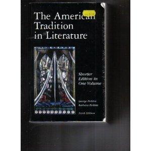 Book The American Tradition in Literature: Shorter Edition in One Volume/Ninth Edition free