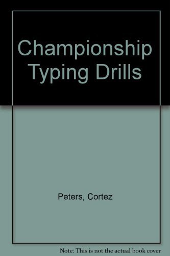 Book The Cortez Peters Championship Typing Drills free