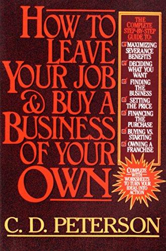 Book How To Leave Your Job And Buy A Business Of Your Own free