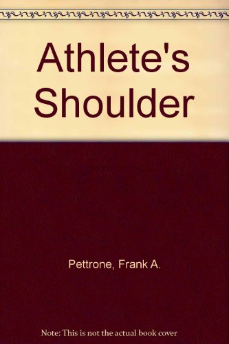 Book Athletic Injuries Of The Shoulder free
