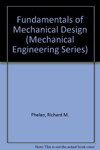 Book Fundamentals of Mechanical Design (Mechanical Engineering) free