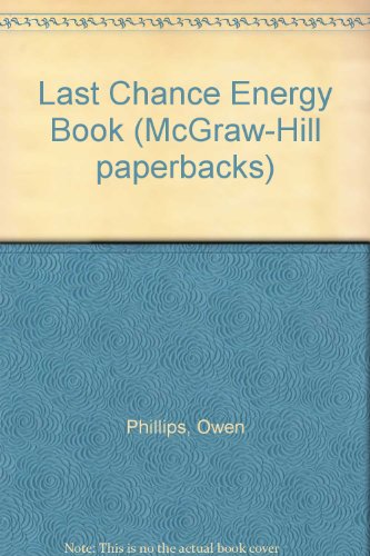 Book The Last Chance Energy Book (mcgraw-hill Paperbacks) free
