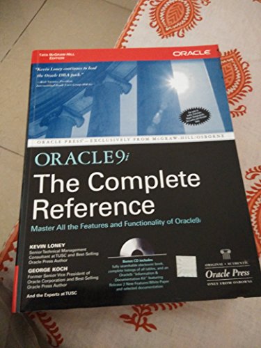 Book Oracle 9i the complete reference (with cd ) (1st edition) free