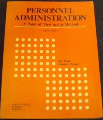 Book Personnel Administration: A Point Of View And A Method free
