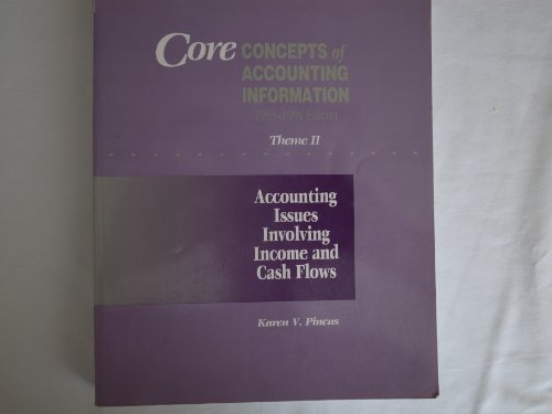 Book Core concepts of accounting information free