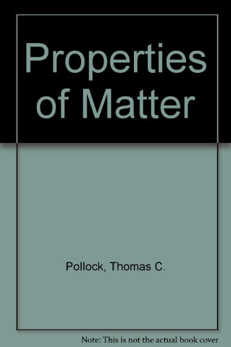 Book Properties Of Matter free