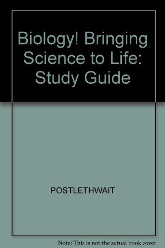 Book Biology! Bringing Science to Life: Study Guide free