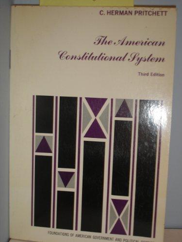 Book The American Constitutional System free