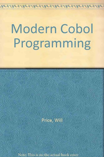Book Modern COBOL programming free