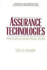 Book Assurance Technologies: Principles and Practices (MCGRAW HILL ENGINEERING AND TECHNOLOGY MANAGEMENT SERIES) free