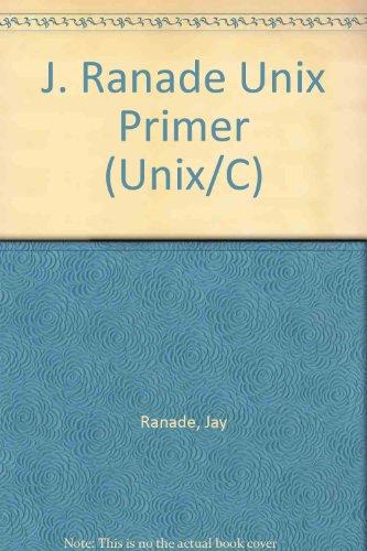 Book The J. Ranade Unix Primer (unix/c) free