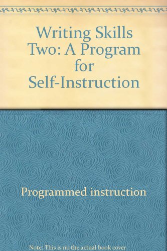 Book Writing Skills Two: A Program For Self-instruction (mcgraw-hill Basic Skills System) free