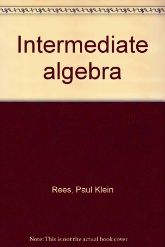 Book Intermediate Algebra free