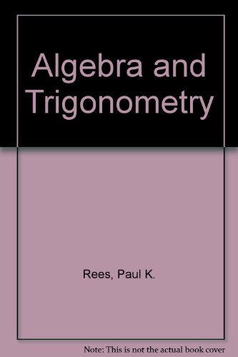 Book Algebra And Trigonometry free