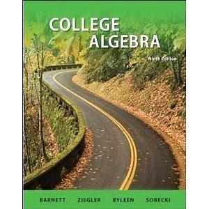 Book College Algebra free