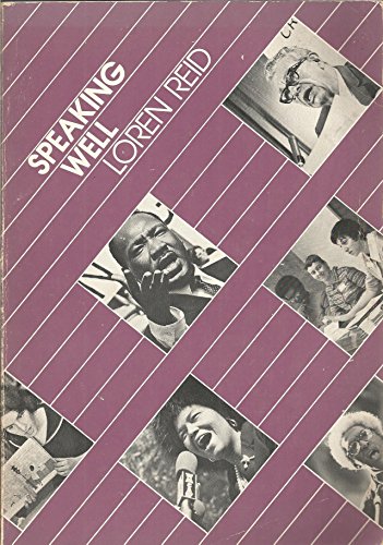 Book Speaking Well (mcgraw-hill Series In Speech) free