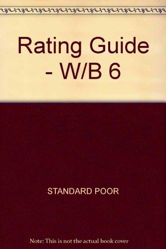 Book Standard and Poor's Ratings Guide: Corporate Bond and Commercial Paper--Municipal Bonds - International Securities free