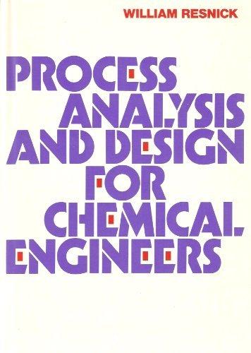 Book Process Analysis And Design For Chemical Engineers free
