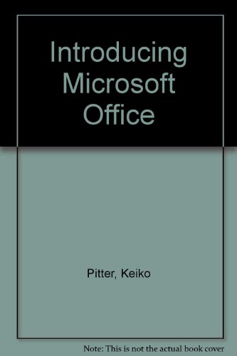 Book Introducing Microsoft Office free