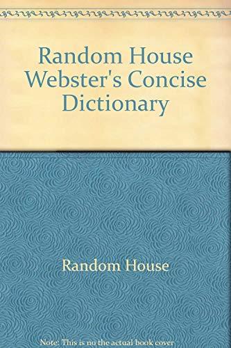 Book Random House Webster's Concise Dictionary free