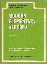 Book Modern Elementary Algebra free