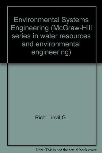 Book Environmental systems engineering (McGraw-Hill series in water resources and environmental engineering) free