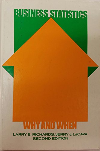 Book Business Statistics: Why and When free
