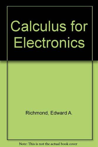 Book Calculus for electronics free