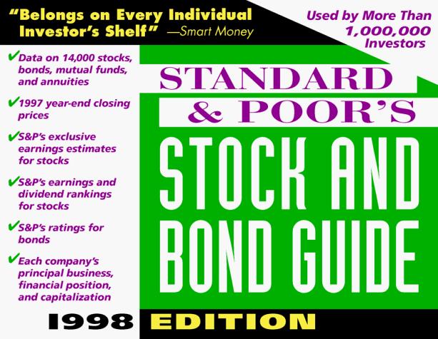 Book Standard & Poor's Stock And Bond Guide, 1998 (standard And Poor's Stock And Bond Guide) free