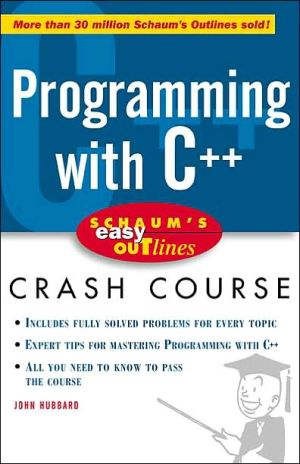 Book Schaum's Easy Outline: Programming with C++ free