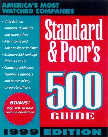 Book Standard & Poor's 500 Guide: 1999 (standard And Poor's 500 Guide) free