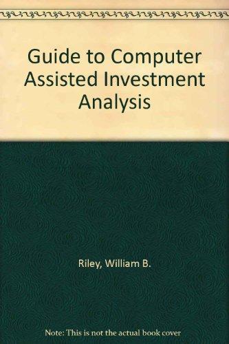 Book Guide To Computer-assisted Investment Analysis (mcgraw-hill Finance Guide Series) free