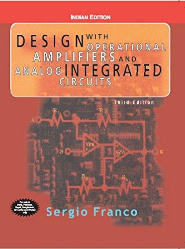 Book Design With Operational Amplifiers And Analog Integrated Circuits free