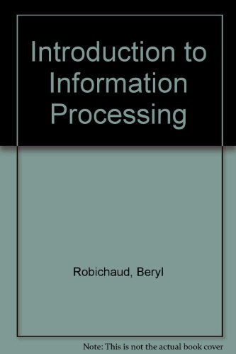 Book Introduction To Information Processing free