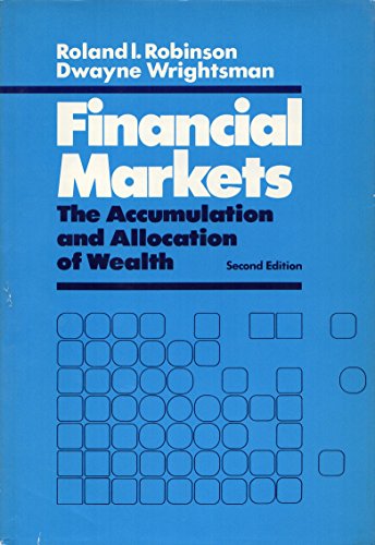 Book Financial Markets: The Accumulation and Allocation of Wealth (McGraw-Hill series in finance) free