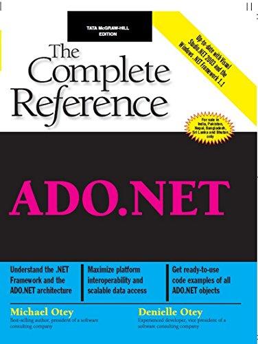 Book Ado.net: The Complete Reference free