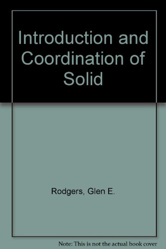 Book Introduction and Coordination of Solid free