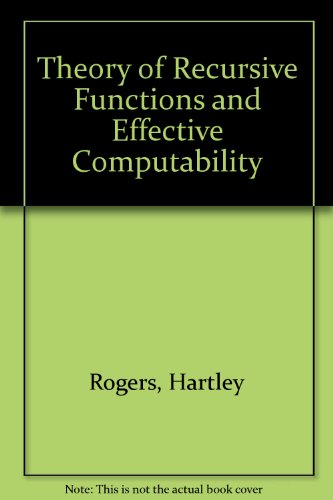 Book Theory of Recursive Functions and Effective Computability free