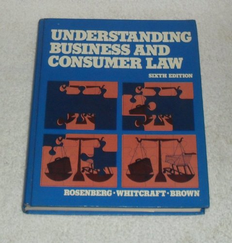 Book Understanding Business and Consumer Law free