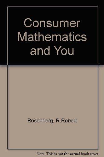 Book Consumer Math And You free