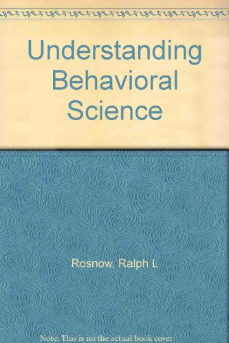 Book Understanding Behavioral Science: Research Methods for Research Consumers free
