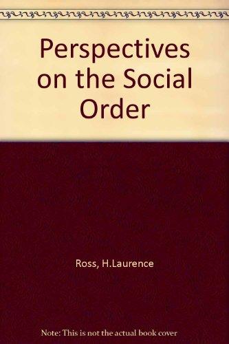 Book Perspectives on the social order;: Readings in sociology free